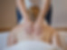 Woman on massage table at Cumberland Village Wellness