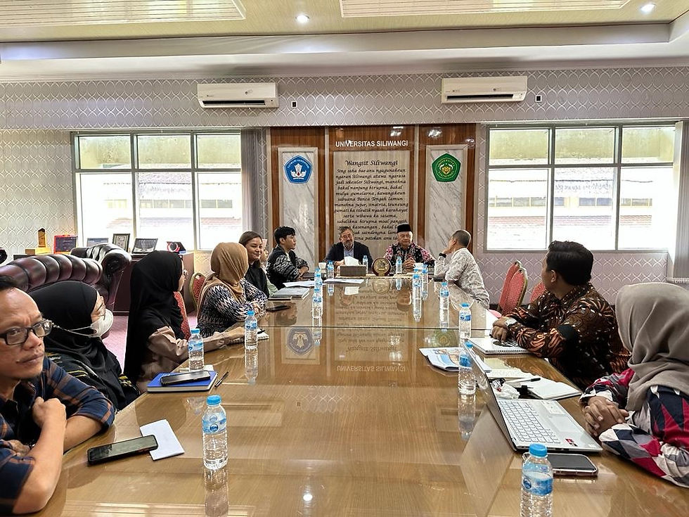 2023-07-18 Meeting at UNSIL incl Rector Nundang Busaeri