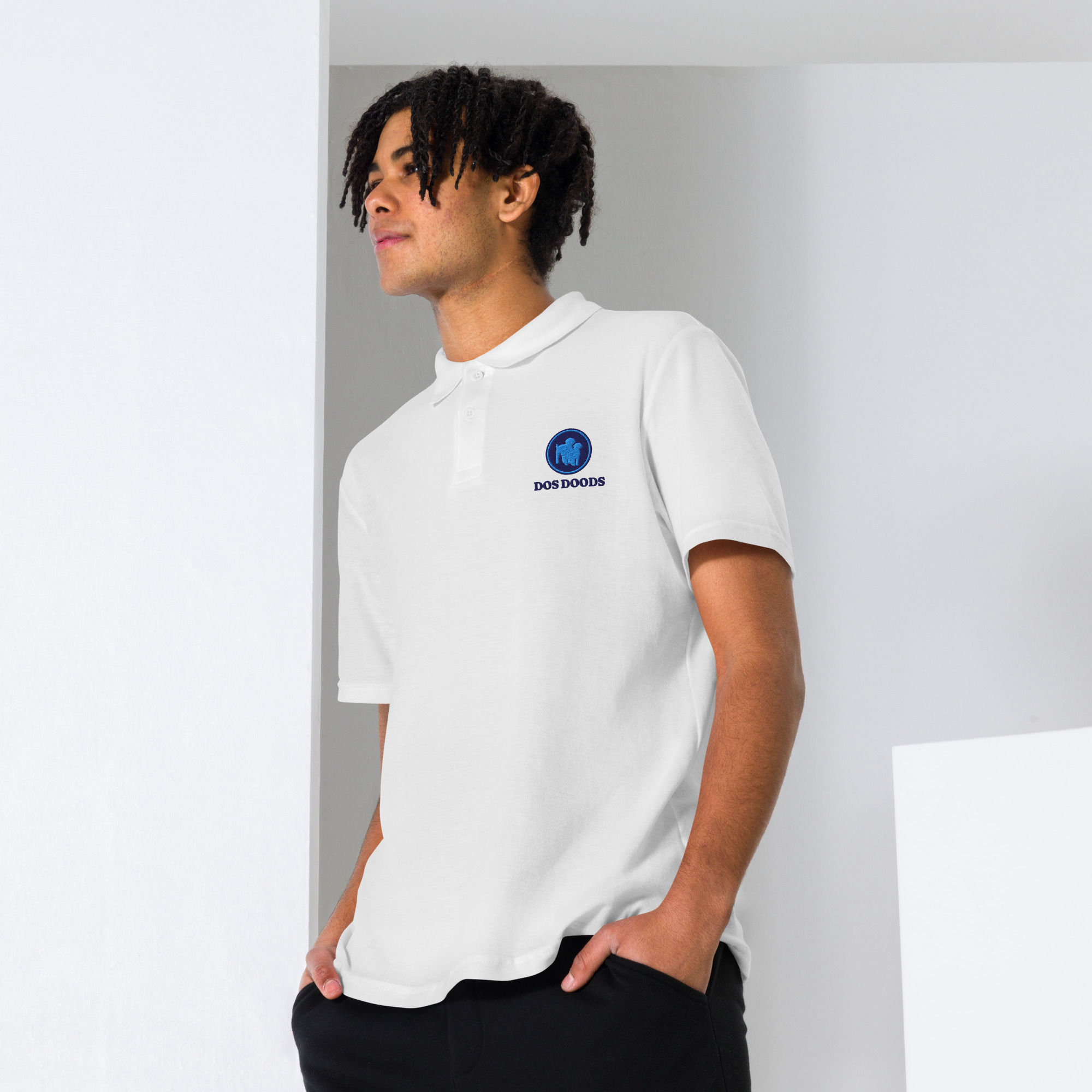 Dos Doods Embroidered Polo