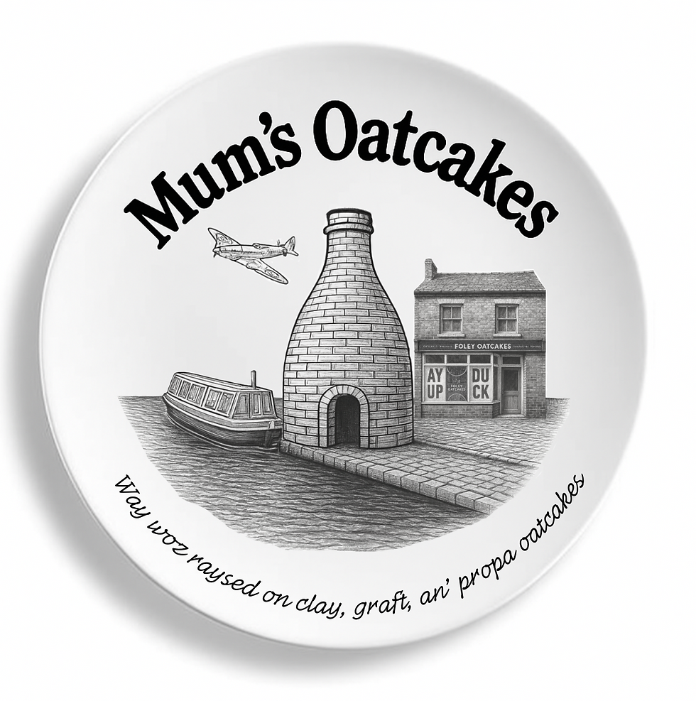 Mum's Oatcakes Plate