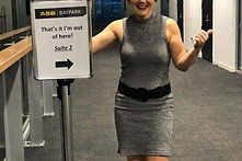 Steffi August at Baypark for her book launch