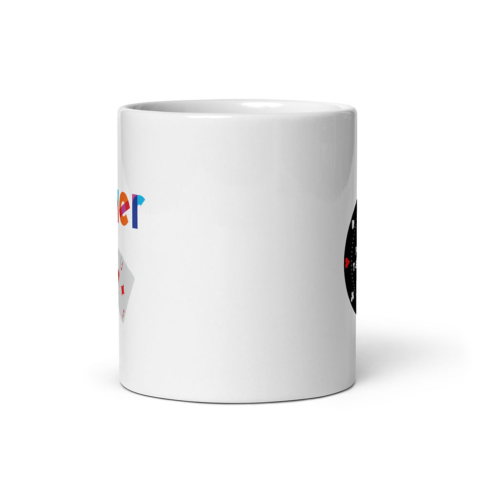 Thumbnail: White Poker LGBTQ" Glossy Mug