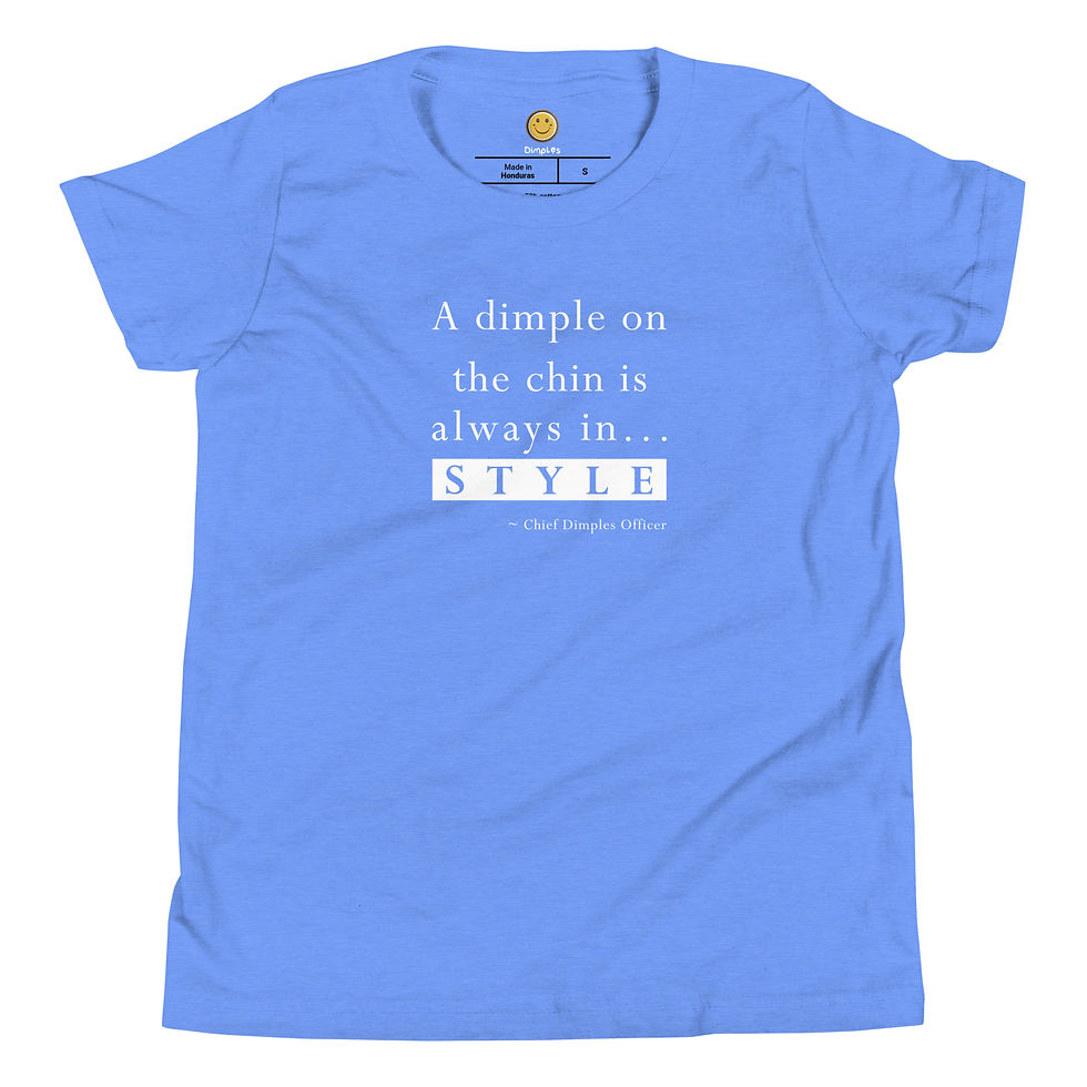 Thumbnail: Dimple Chin in Style Youth Short Sleeve T-Shirt