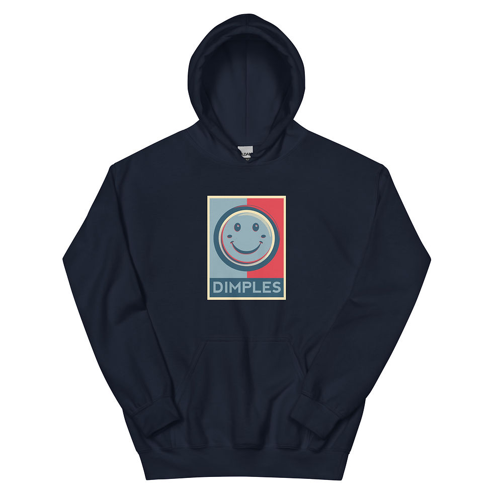 Thumbnail: Dimples Pop Art Unisex Hoodie