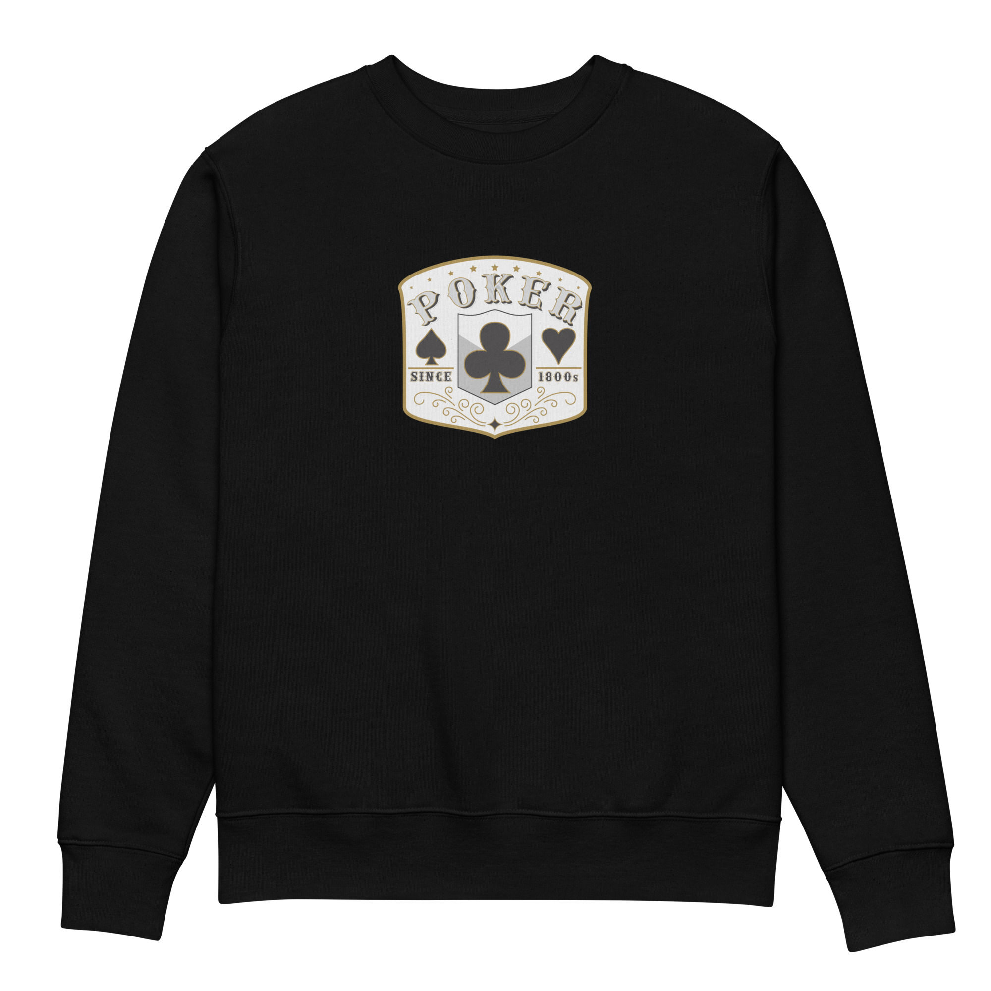 Unisex "Poker Shield" Eco sweatshirt
