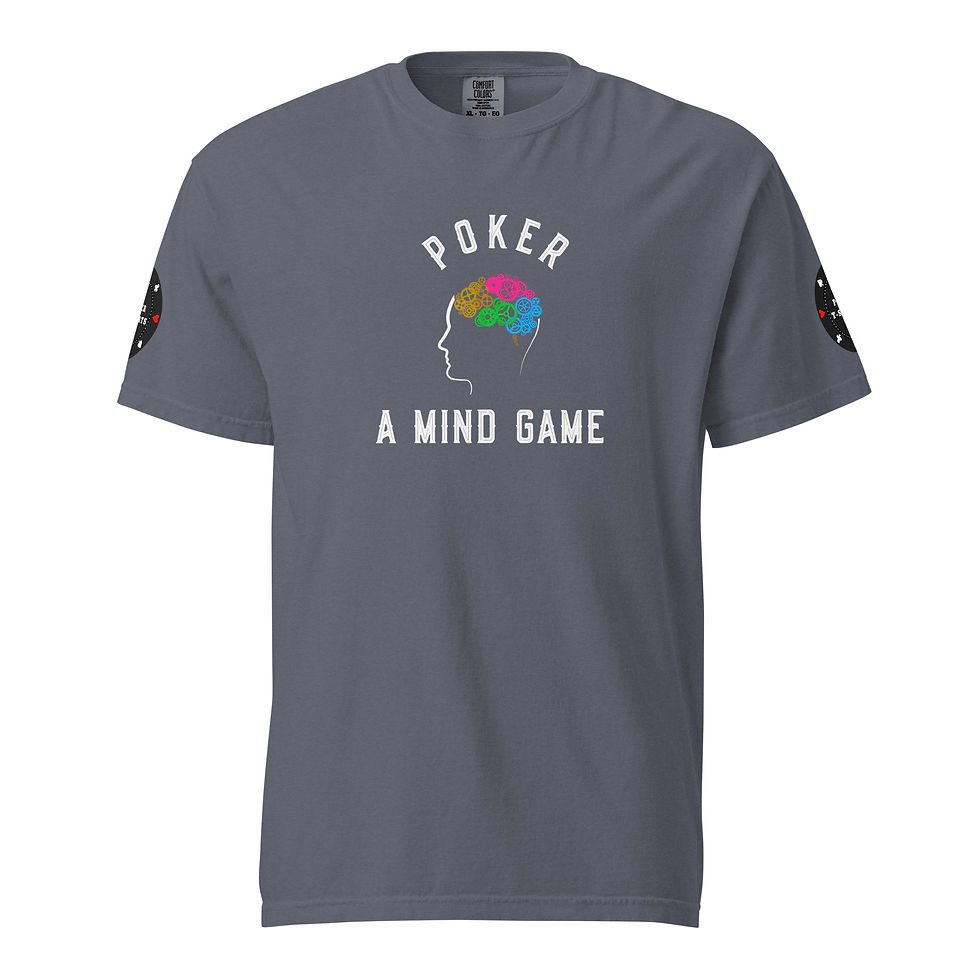 Thumbnail: Unisex "Poker - A Mind Game Garment-dyed Heavyweight t-shirt