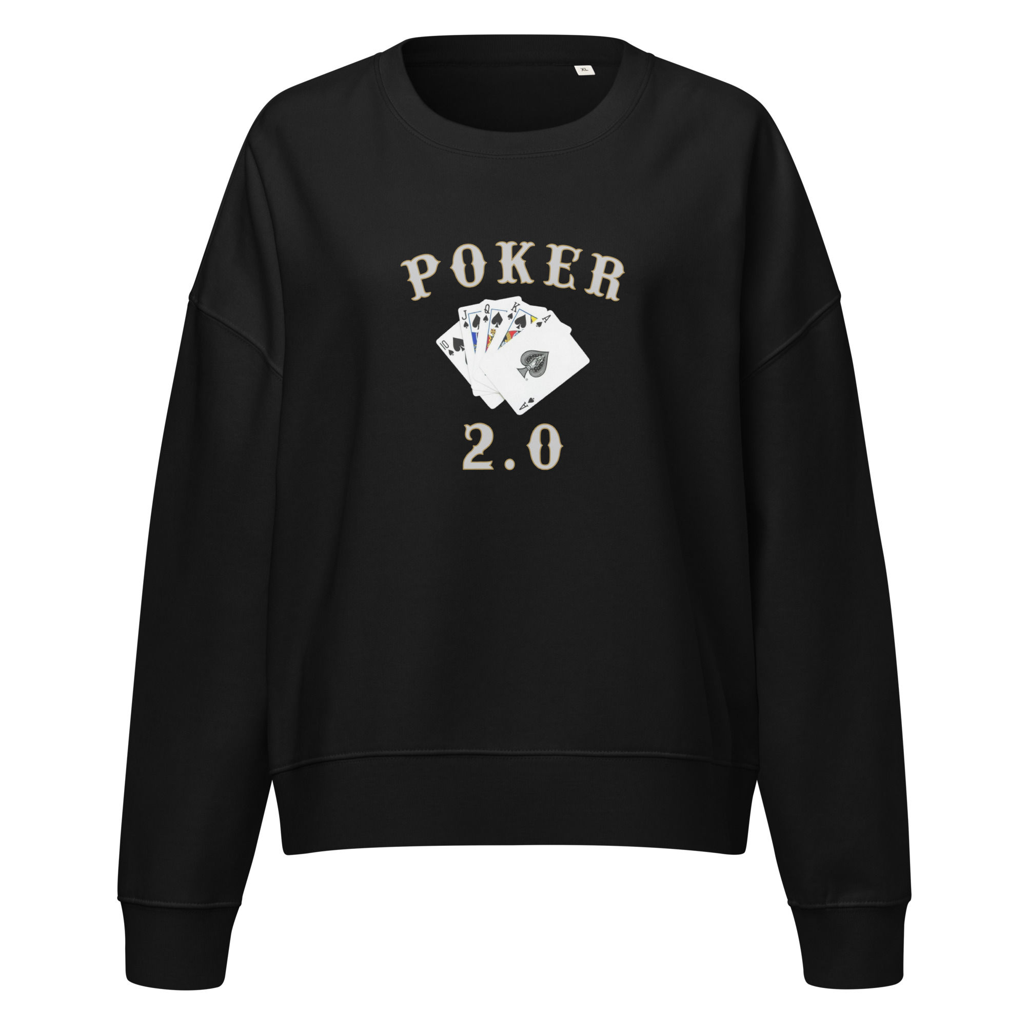 Women’s "Poker 2.0" Organic Crew Neck Sweatshirt