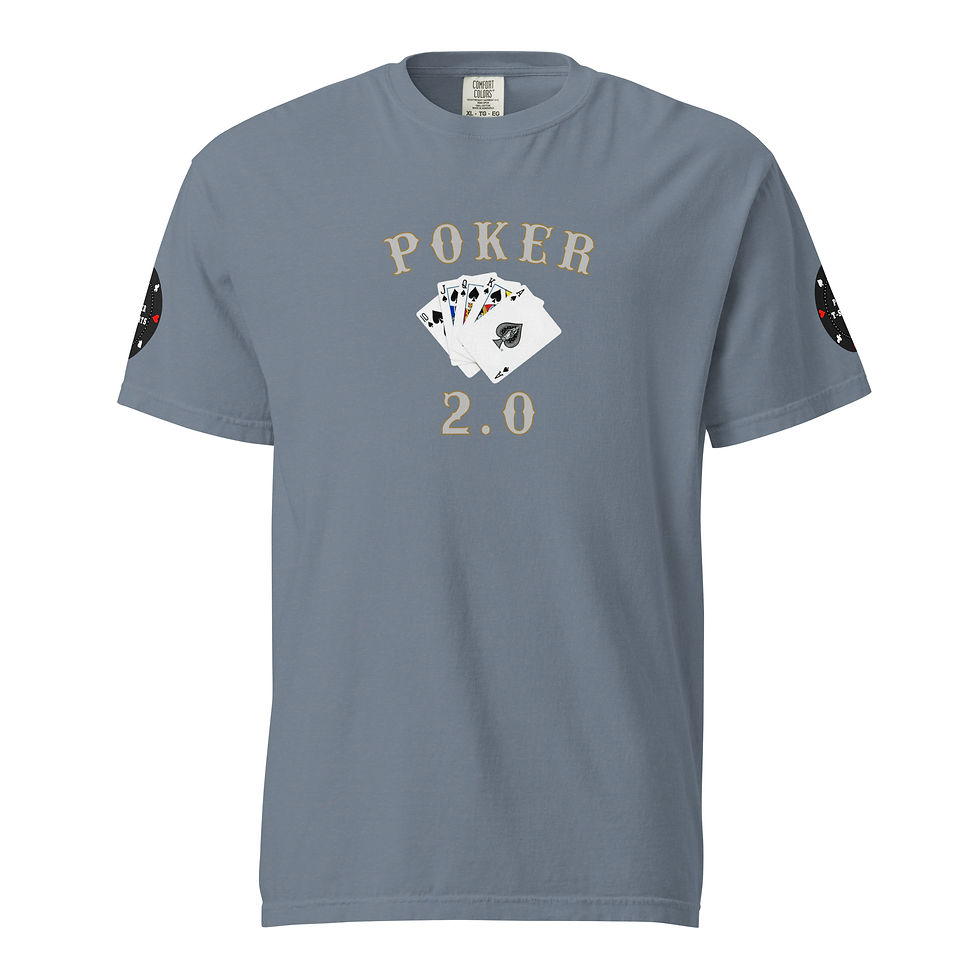 Thumbnail: Unisex "Poker 2.0" Garment-dyed Heavyweight t-shirt