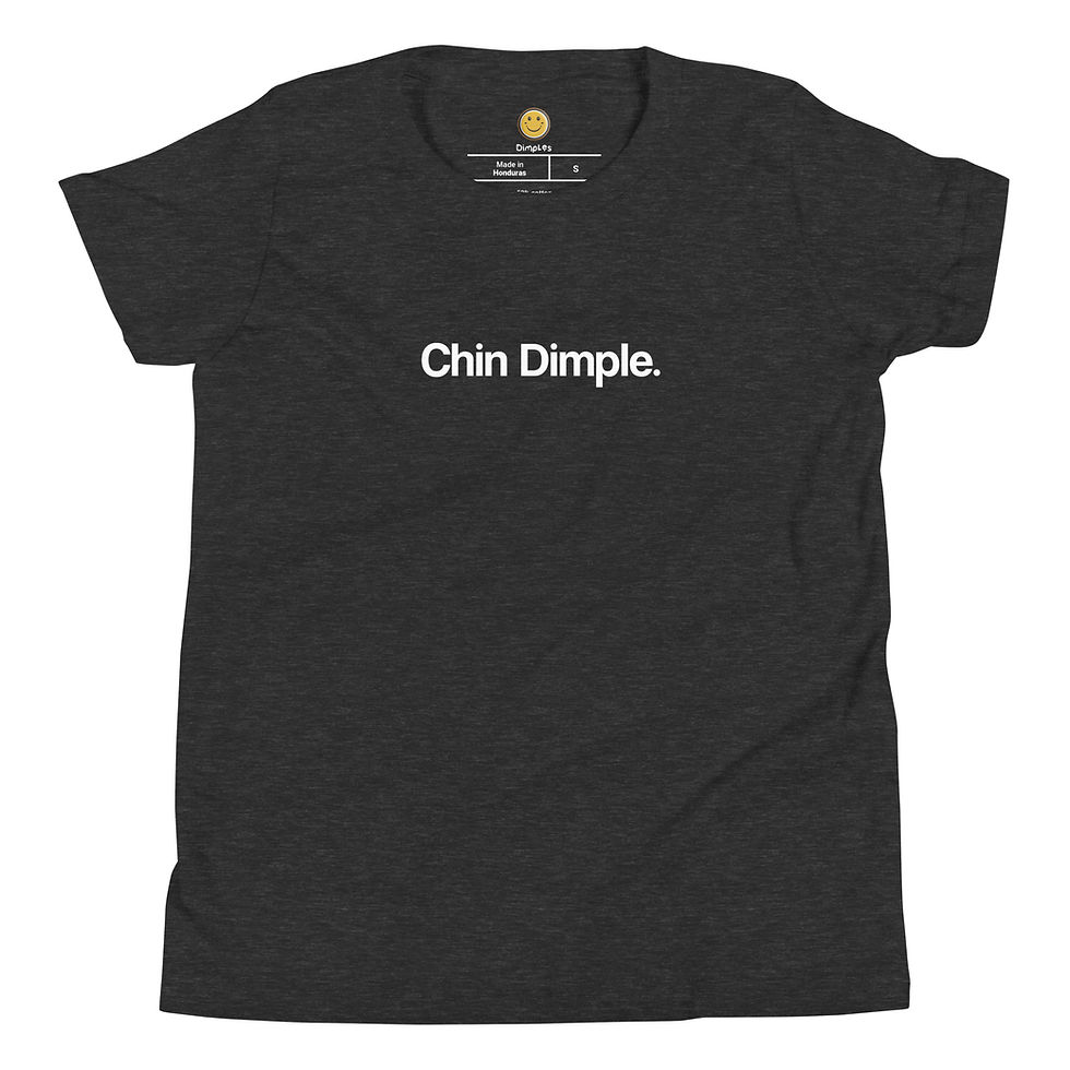 Thumbnail: Chin Dimple Youth Short Sleeve T-Shirt