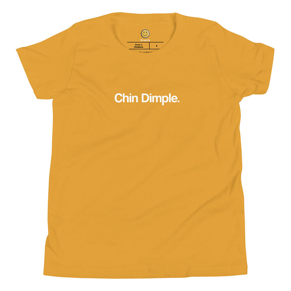 Thumbnail: Chin Dimple Youth Short Sleeve T-Shirt