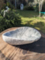 Thumbnail: Grey Marble Natural Bowl  Marble carving Naxos Greece