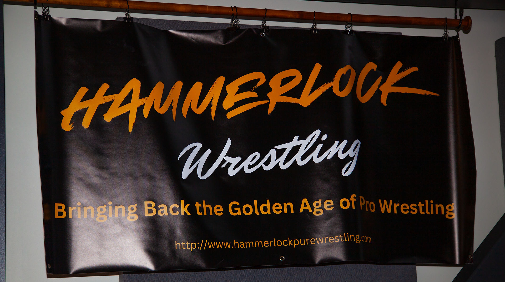 Hammerlock Pure Wrestling banner