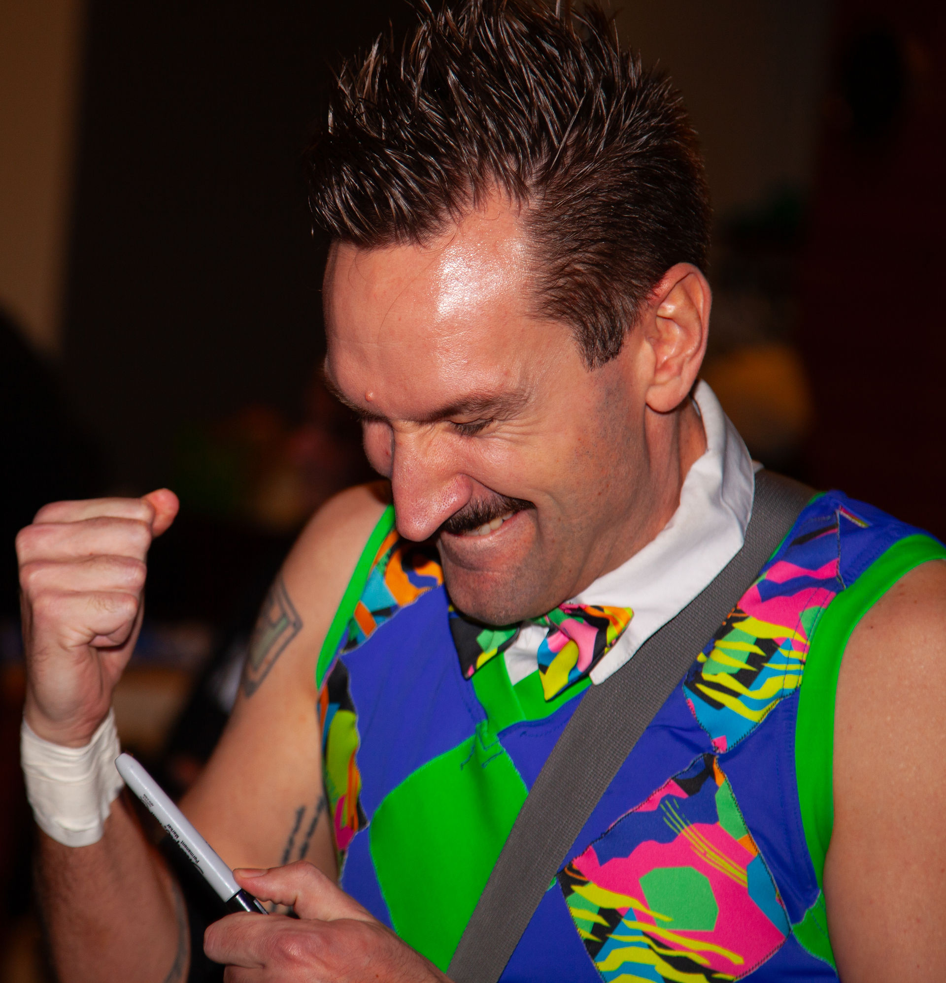Hammerlock Pure Wrestling wrestler signing autographs