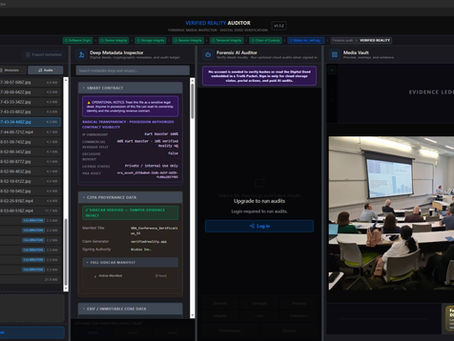 Verified Reality Auditor Desktop App