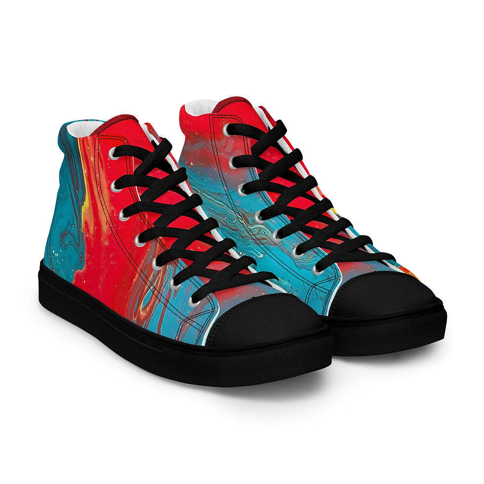 Thumbnail: Men’s high top canvas shoes