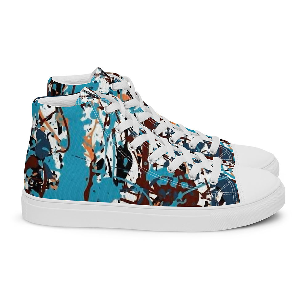 Thumbnail: Women’s high top canvas shoes