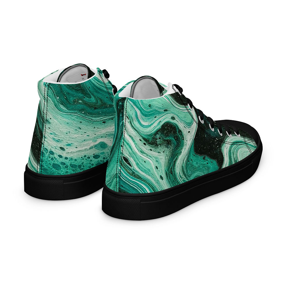 Thumbnail: Men’s high top canvas shoes