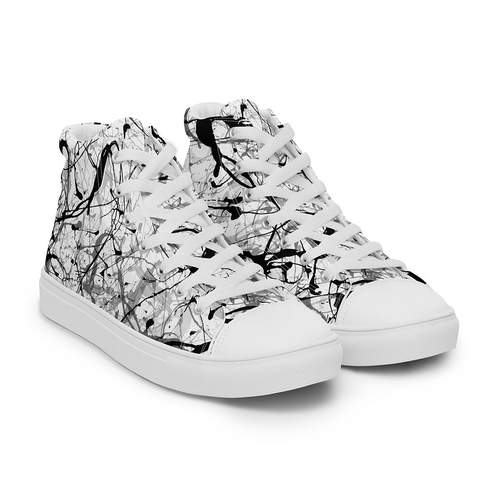Thumbnail: Women’s high top canvas shoes