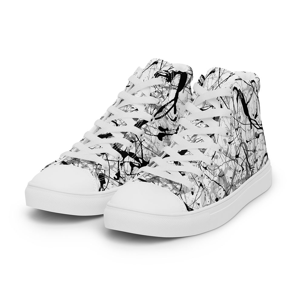 Thumbnail: Men’s high top canvas shoes
