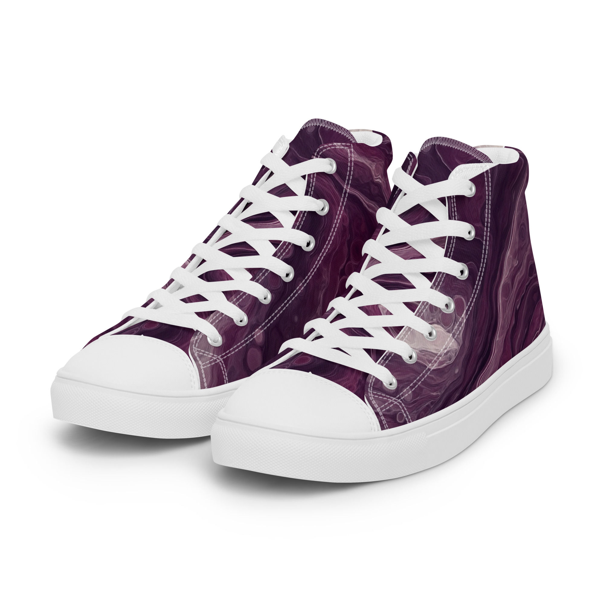 Women’s high top canvas shoes