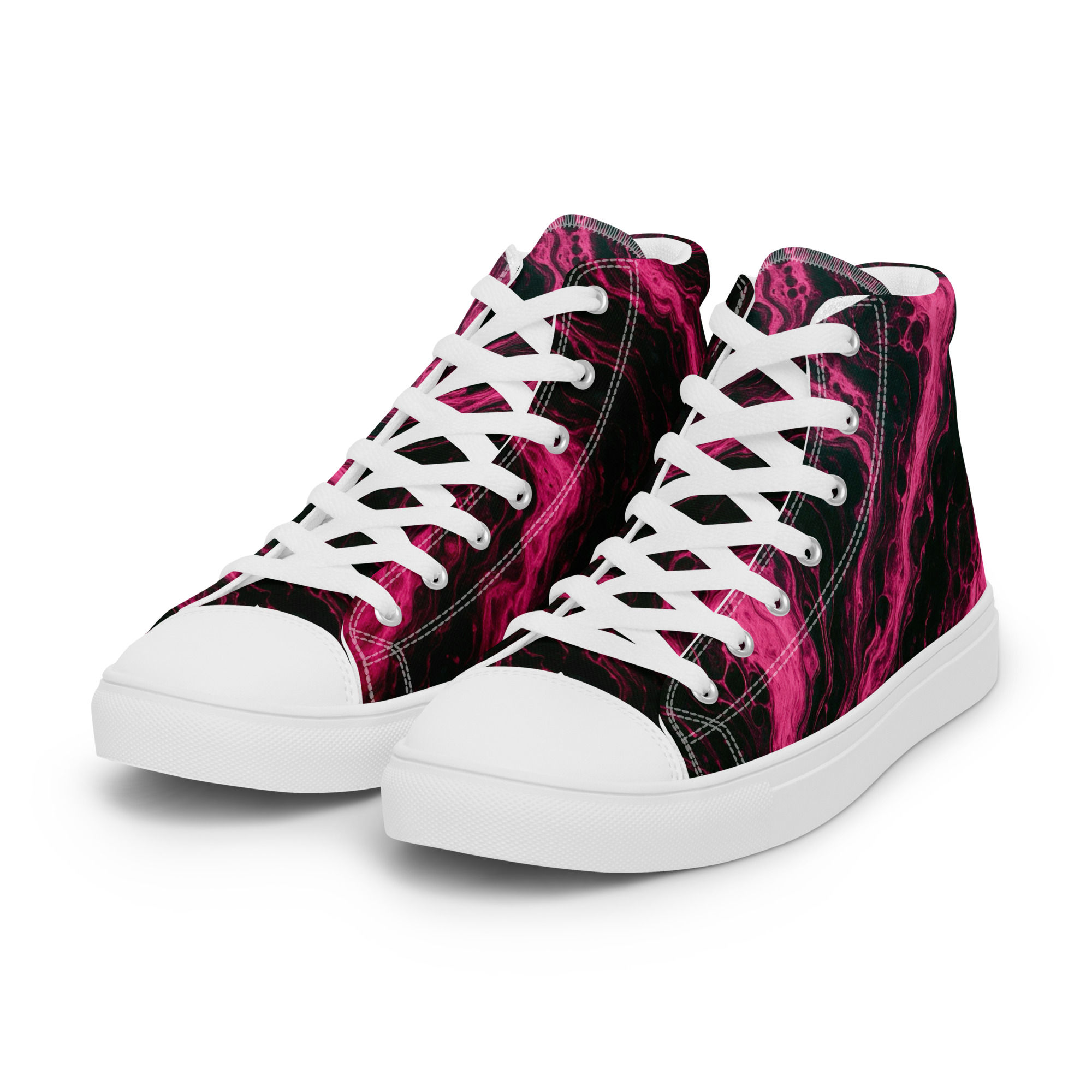 Women’s high top canvas shoes