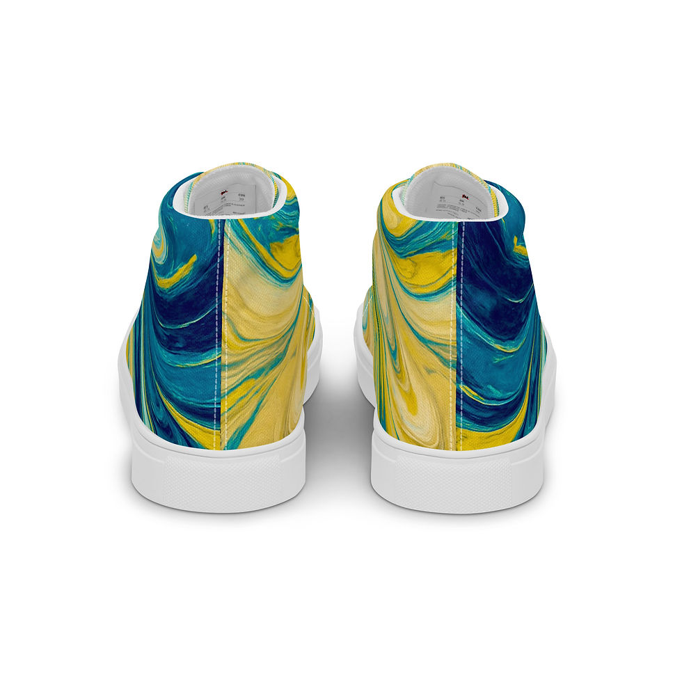 Thumbnail: Men’s high top canvas shoes