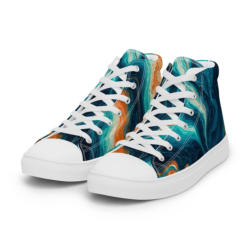 Thumbnail: Men’s high top canvas shoes