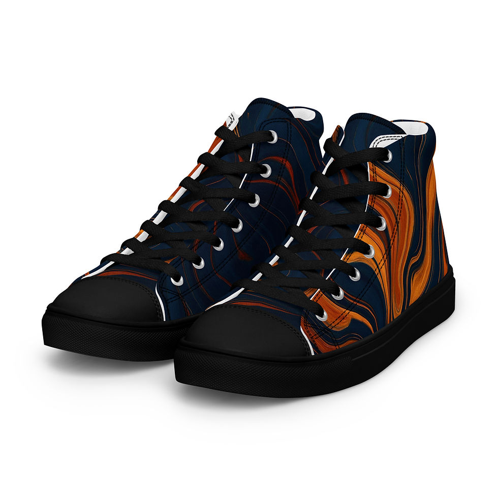 Thumbnail: Men’s high top canvas shoes