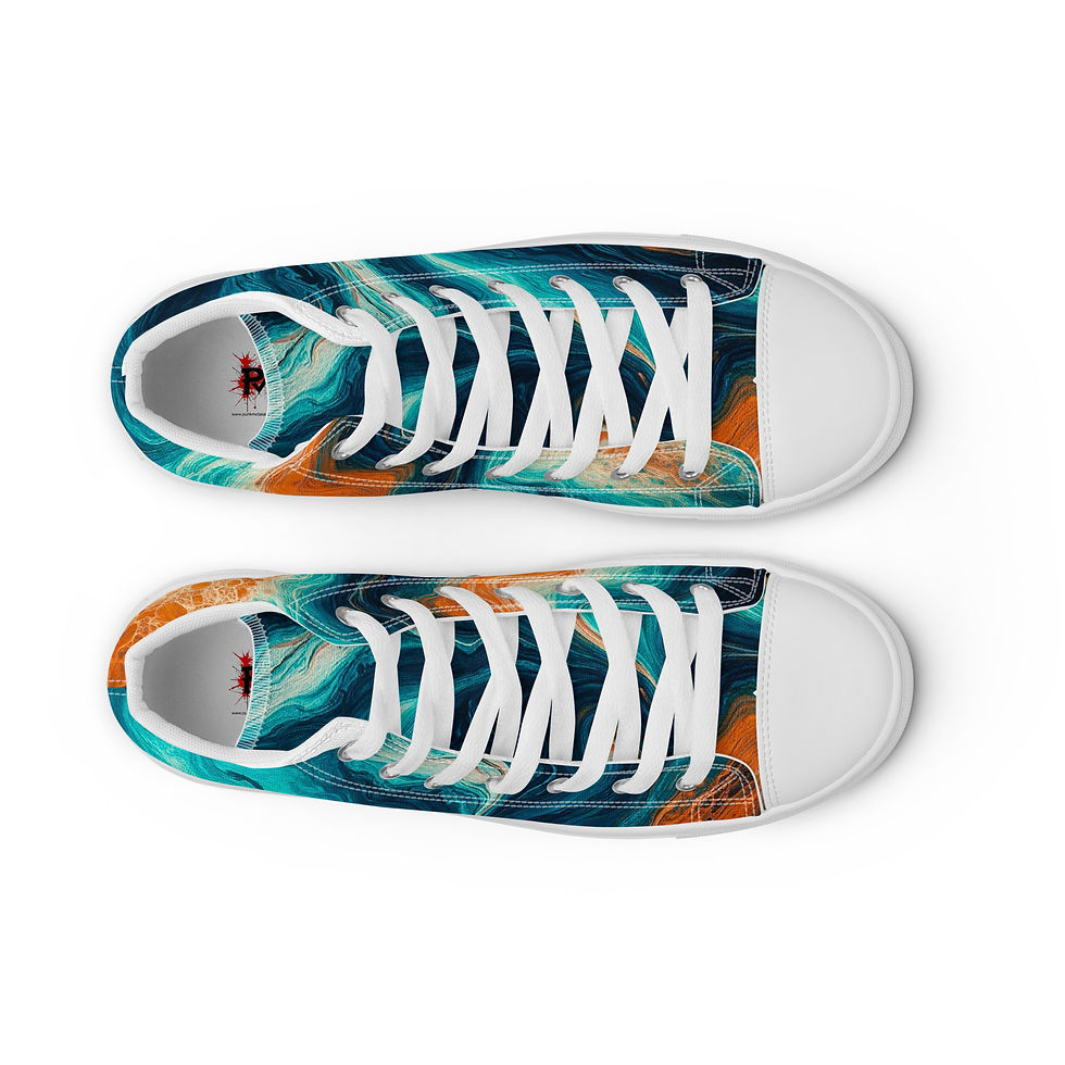 Thumbnail: Men’s high top canvas shoes