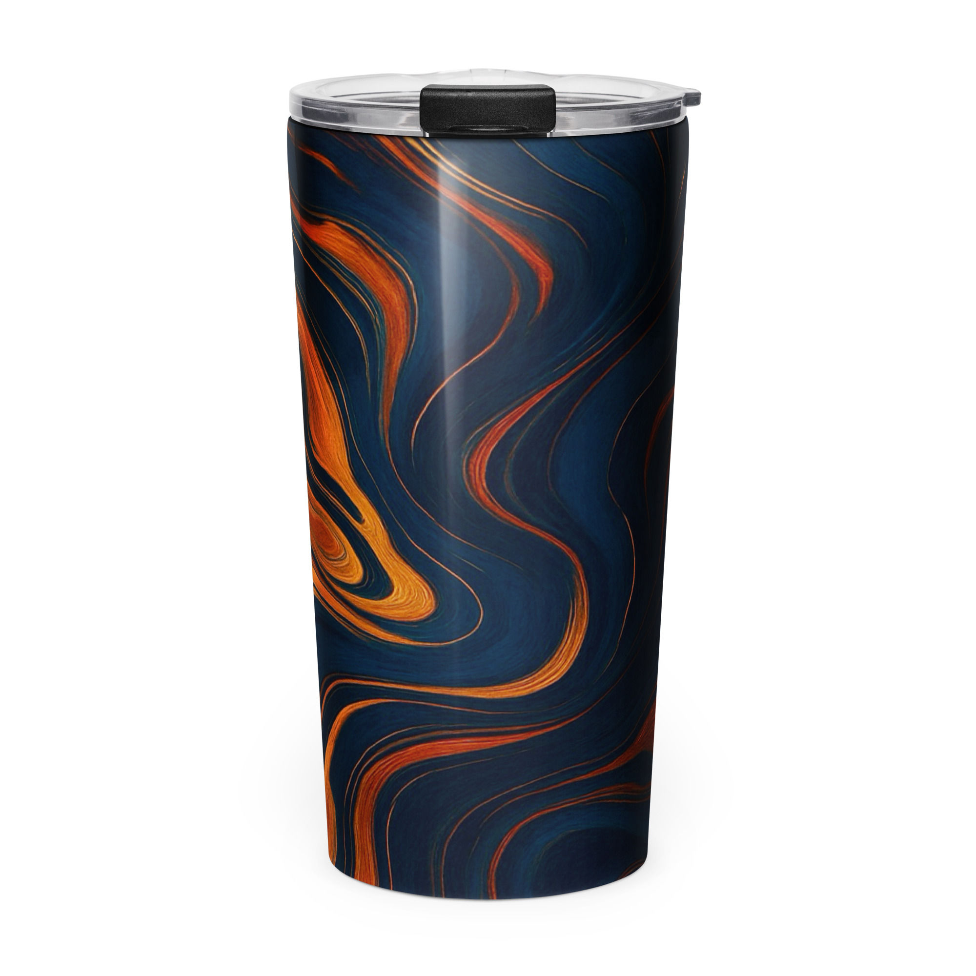 Tapered stainless steel tumbler
