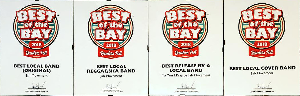 Jah Movement Best of the Bay 2018 (4) Awards