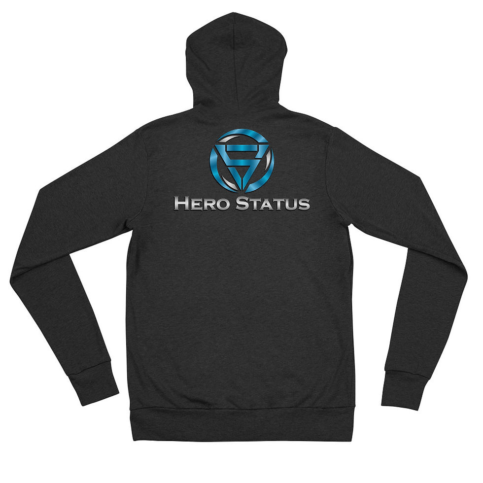 Thumbnail: Hero Status Unisex zip hoodie