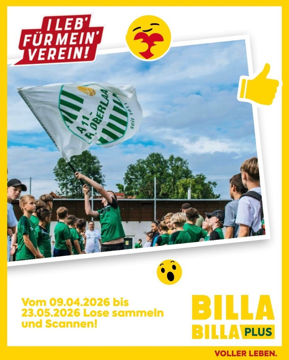 "I leb´ für mein´ Verein" - Aktion beim Billa