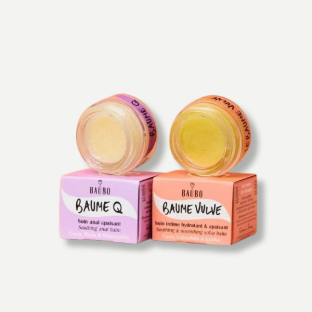 Baûbo Organic Intimate Mini Duo | Vulva Balm + Anal Q Balm
