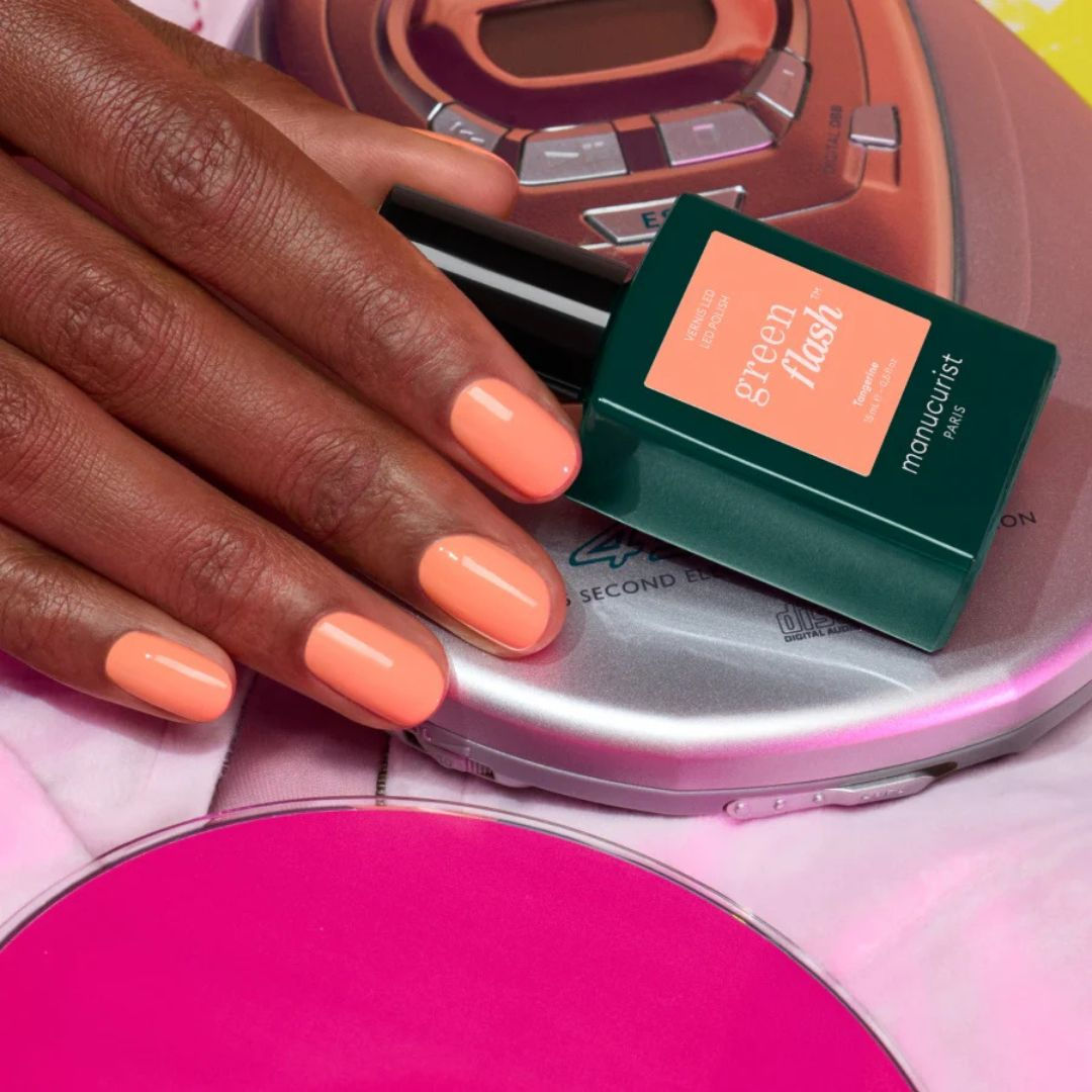 Manucurist Green Flash™ LED Gel Nail Polish 15ml – Tangerine