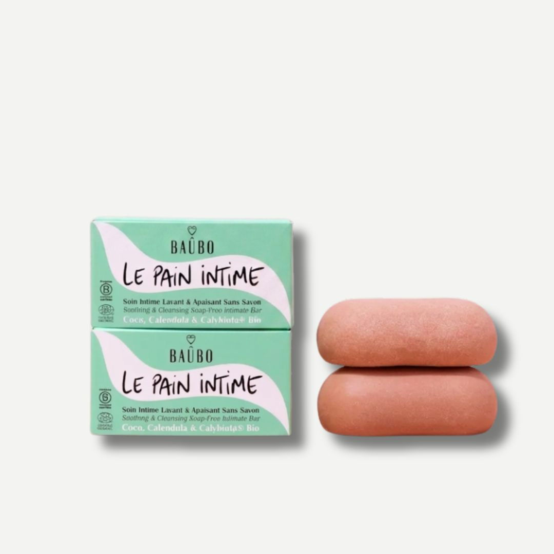 Baûbo Organic Intimate Cleansing Bar 100g Set of 2