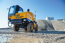 Autobétonnière Dieci en action