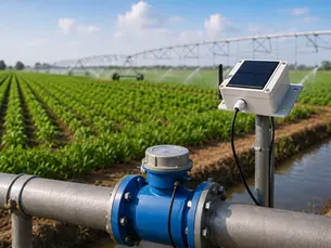 wireless irrigation water consumption monitoring system
