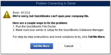 Fix QuickBooks Error 6123 (While Upgrading or Restoring Company File)?