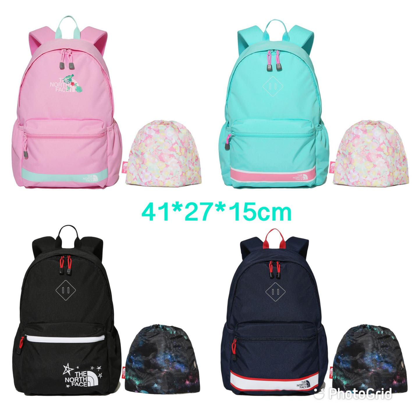 🇰🇷韓國直送🇰🇷 NorthFace 小童返學書包連小袋子