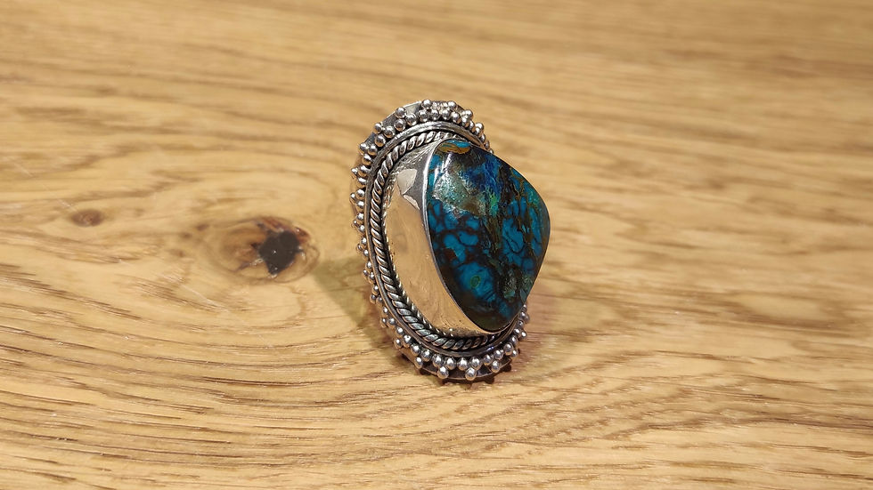 Bague Argent Shattukite