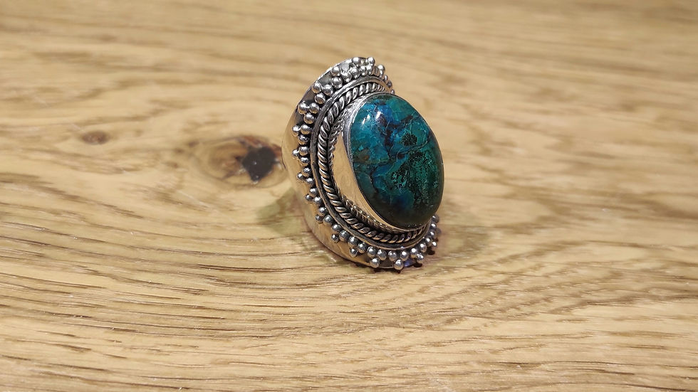 Bague Argent Shattukite