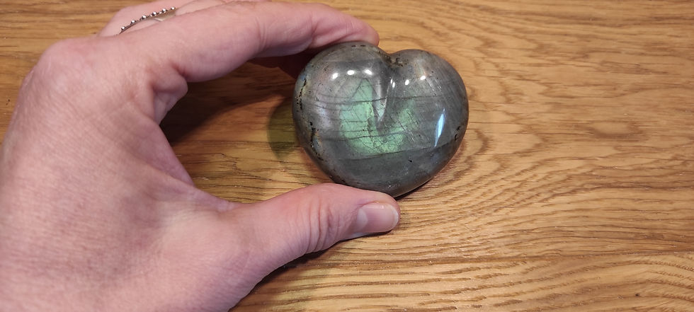 Miniature : Cœur en Labradorite
