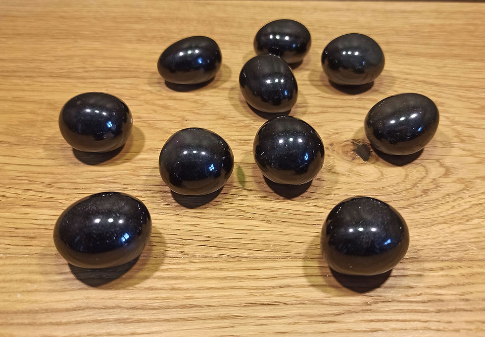 Obsidienne oeil celeste- pierre roulée