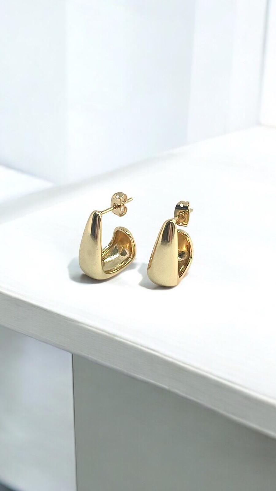 ARETES JAYS DORADOS