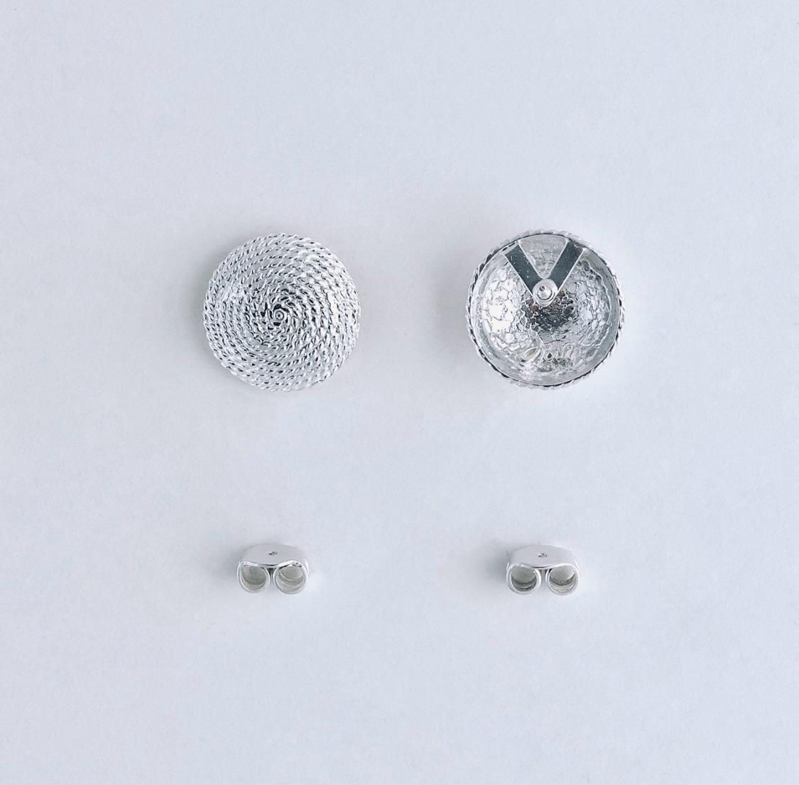 ARETES HUALCA TOPO MEDIO N7 SILVER