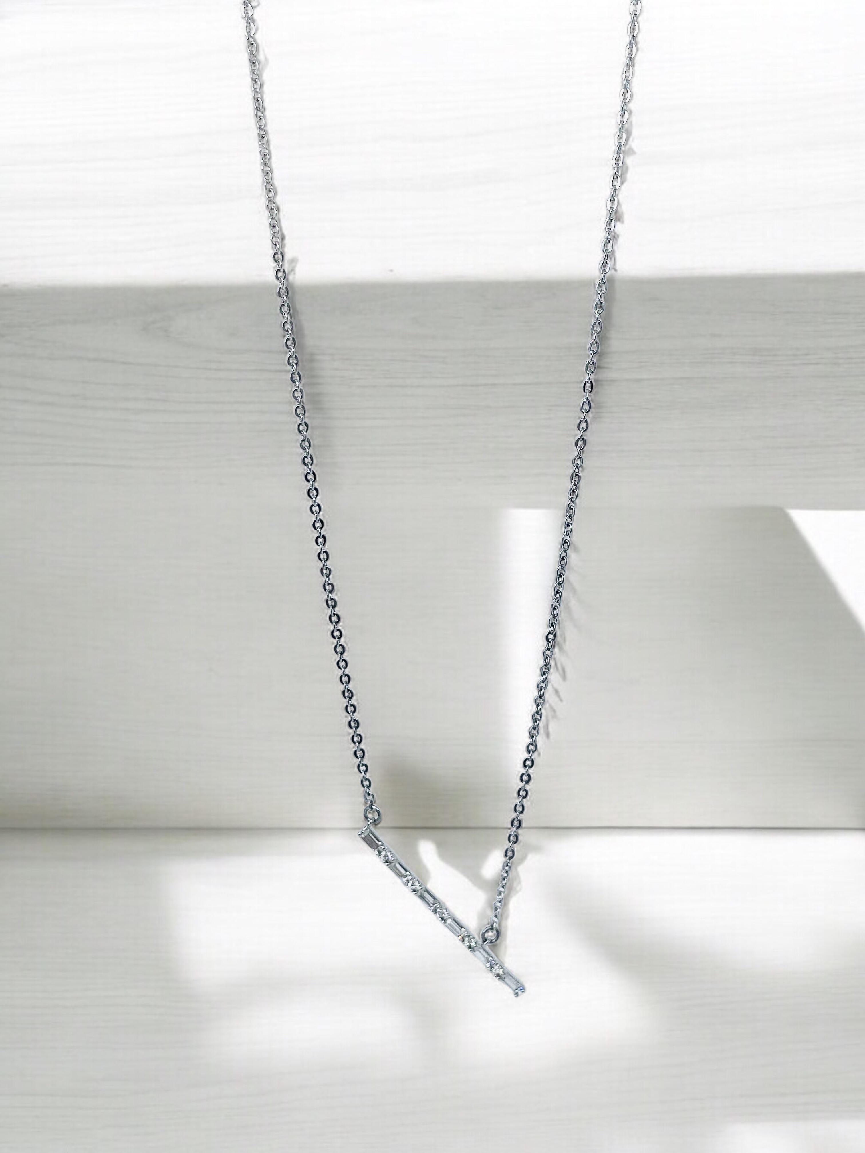 COLLAR PLATA BAGUES