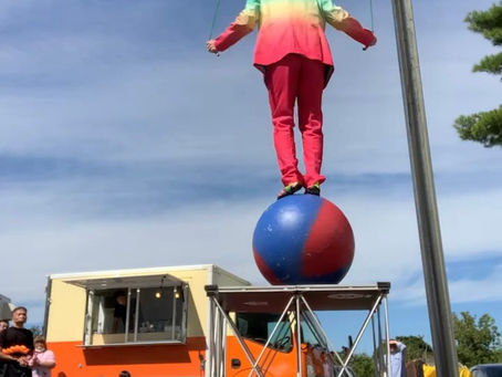 北海道岩見沢市の施設のイベントにパフォーマーのTeTeを派遣しました