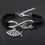Thumbnail: Velvet Rope Bracelet Infinity Love Jesus Fish Christian Leather Bracelet