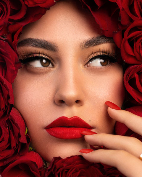 Creative makeup photography in Prishtina Kosovo highlighting beauty trends